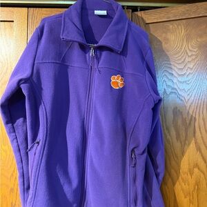 Clemson Fleece size large by Columbia